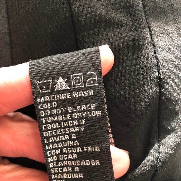 Scarlett halter neck chiffon tiered bodice back zip black dress size 8T - Picture 9 of 11